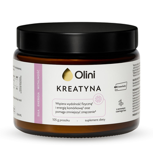 Olini Kreatyna z Aromatem Czarnego Bzu Suplement Diety 105g