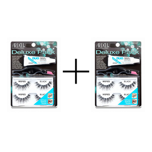 Ardell Deluxe Pack Zestaw Startowy Wispies Black 1+1