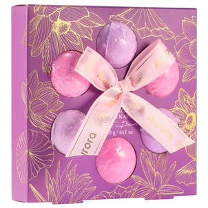 Aurora Kule do Kąpieli Lotus Flower Fioletowe 6x30g