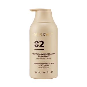 SunewMed+ Odżywka Wygładzająca Silk & Glow z Kompleksem 5 Olejków 500ml SunewMed+ Odżywka Wygładzająca Silk & Glow z Kompleksem 5 Olejków 500ml