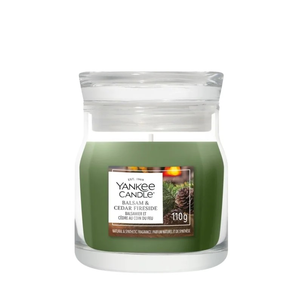 Yankee Candle Świeca w Małym Słoiku Balsam & Cedar Fireside Yankee Candle Świeca w Małym Słoiku Balsam & Cedar Fireside