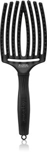 Olivia Garden Szczotka do Włosów Fingerbrush Boar & Nylon L Full Black