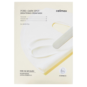 Celimax Pore + Dark Spot Brightening Cream Mask Rozjaśniająca Maska w Płachcie 20g