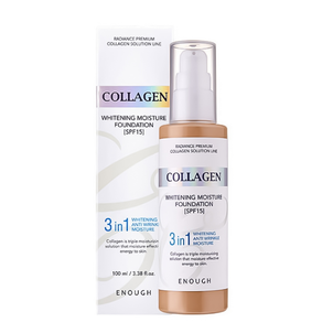 Enough Collagen Rozjaśniający Podkład do Twarzy z Kolagenem i Filtrem SPF15 21 Enough Collagen Rozjaśniający Podkład do Twarzy z Kolagenem i Filtrem SPF15 21