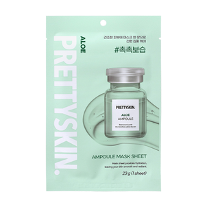 Prettyskin. Ampułkowa Maska do Twarzy w Płachcie z Aloesem
