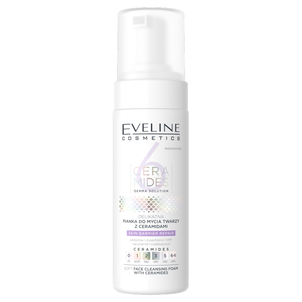 Eveline 6 Ceramides Delikatna Pianka do Mycia Twarzy z Ceramidami 150ml