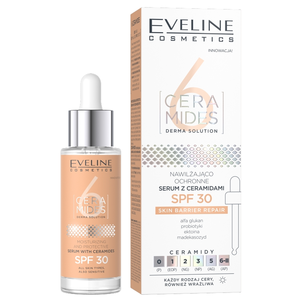 Eveline 6 Ceramides Nawilżająco-Ochronne Serum z Ceramidami SPF30 30ml