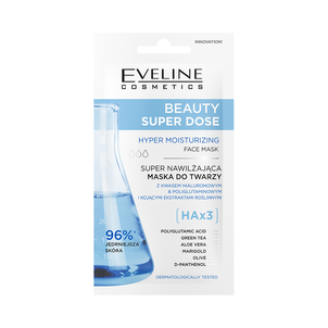 Eveline Beauty Super Dose Super Nawilżająca Maska do Twarzy 8ml