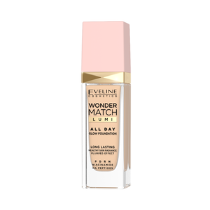 Eveline Wonder Match Lumi All Day Glow Rozświetlający Podkład do Twarzy 10 Vanilla