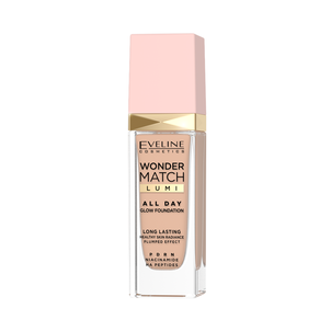 Eveline Wonder Match Lumi All Day Glow Rozświetlający Podkład do Twarzy 25 Sand Beige