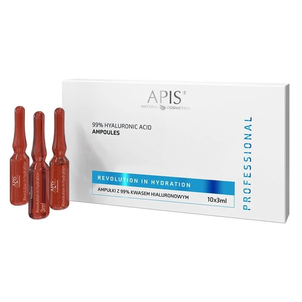 APIS Professional Ampułki z 99% Kwasem Hialuronowym 10x3ml APIS Professional Ampułki z 99% Kwasem Hialuronowym 10x3ml
