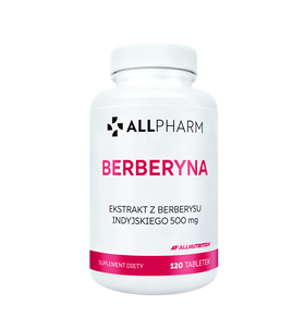 ALLNUTRITION Berberyna Suplement Diety 120 Tabletek ALLNUTRITION Berberyna Suplement Diety 120 Tabletek