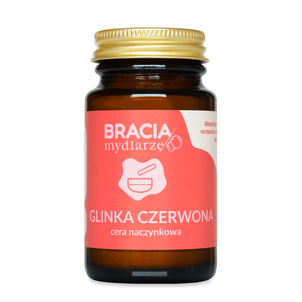 Bracia Mydlarze Glinka Czerwona do Cery Naczynkowej 75ml Krótka Data Ważności 12.11.2026r Bracia Mydlarze Glinka Czerwona do Cery Naczynkowej 75ml Krótka Data Ważności 12.11.2026r