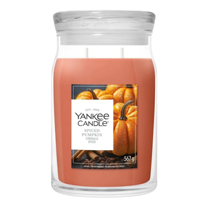 Yankee Candle Signature Świeca w Dużym Słoiku z Dwoma Knotami Spiced Pumpkin Yankee Candle Signature Świeca w Dużym Słoiku z Dwoma Knotami Spiced Pumpkin