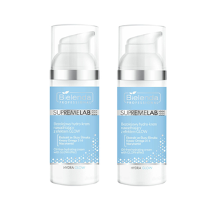 Zestaw 2 × Bielenda Professional Hydra Glow Bezolejowy Hydro - Krem Nawadniający z Efektem Glow 50ml Zestaw 2 × Bielenda Professional Hydra Glow Bezolejowy Hydro - Krem Nawadniający z Efektem Glow 50ml