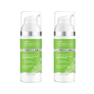 Zestaw 2 × Bielenda Professional SupremeLab Sebio Derm Krem z Bakuchiolem 50ml Zestaw 2 × Bielenda Professional SupremeLab Sebio Derm Krem z Bakuchiolem 50ml