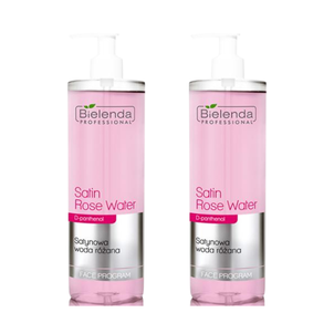 Zestaw 2 × Bielenda Professional Face Program Satynowa Woda Różana 500ml Zestaw 2 × Bielenda Professional Face Program Satynowa Woda Różana 500ml