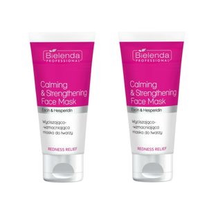 Zestaw 2 × Bielenda Professional Redness Relief Wyciszająco-Wzmacniająca Maska do Twarzy 150ml Zestaw 2 × Bielenda Professional Redness Relief Wyciszająco-Wzmacniająca Maska do Twarzy 150ml