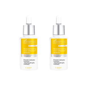 Zestaw 2 × Bielenda Professional C-Shot Bioredermalizujący Kwasowo-Antyoksydacyjny Eksfoliator 30ml Zestaw 2 × Bielenda Professional C-Shot Bioredermalizujący Kwasowo-Antyoksydacyjny Eksfoliator 30ml