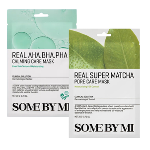 Zestaw Masek Some By Mi: AHA.BHA.PHA + Super Matcha Zestaw Masek Some By Mi: AHA.BHA.PHA + Super Matcha
