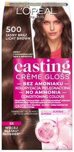 Loreal Casting Creme Gloss Farba 500 Jasny Brąz
