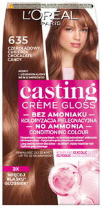 Loreal Casting Creme Gloss Farba 635 Czekoladowy Cukierek