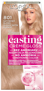 Loreal Casting Creme Gloss Farba 801 Satynowy Blond