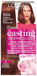 Loreal Casting Creme Gloss Farba 554 Ognista Czekolada