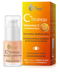 AVA C+Strategy Stymulator Gładkiej Skóry Krem pod Oczy 15ml