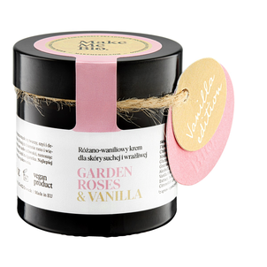 Make Me Bio Krem do Twarzy Garden Roses & Vanilla Cera Sucha i Wrażliwa 60ml Make Me Bio Krem do Twarzy Garden Roses & Vanilla Cera Sucha i Wrażliwa 60ml