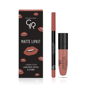 Golden Rose Matte Lipkit Zestaw do Ust Warm Sable