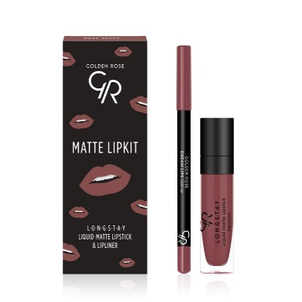 Golden Rose Matte Lipkit Zestaw do Ust Rose Taupe