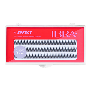 IBRA Makeup Zestaw Kępek V Effect 8mm IBRA Makeup Zestaw Kępek V Effect 8mm