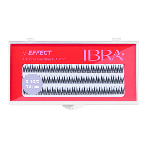 IBRA Makeup Zestaw Kępek V Effect 12mm IBRA Makeup Zestaw Kępek V Effect 12mm