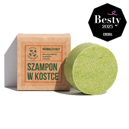 Mydlarnia Cztery Szpaki Szampon w Kostce Normalizujący 75g