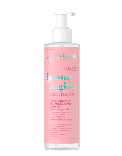 Eveline Beauty & Glow Clean Please! Żel Micelarny do Twarzy 200ml