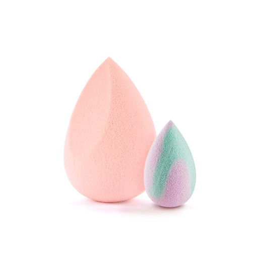 Boho Beauty Zestaw Gąbek do Makijażu Pink Medium Cut + Mini Pastel Vibes