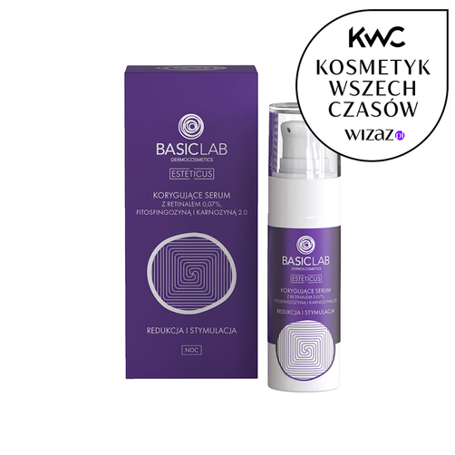 BasicLab Esteticus Serum Korygujące z Retinalem 0,07% 30ml