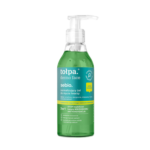 Tołpa Sebio Normalizujący Żel do Mycia Twarzy 3w1 195ml