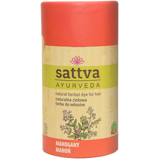 Sattva Naturalna Henna - Ziołowa Farba do Włosów Mahoń 150g
