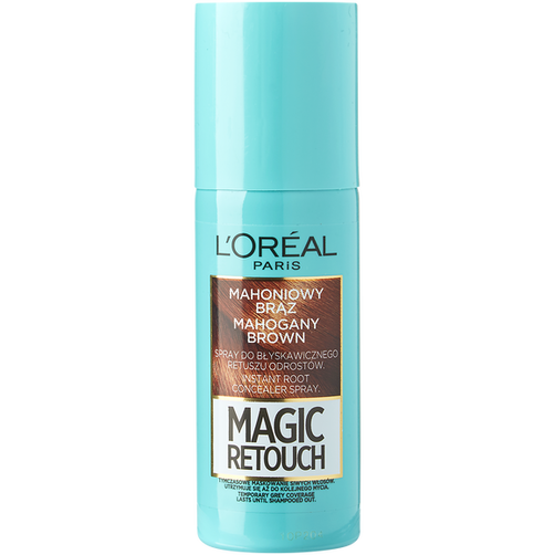 Loreal Magic Retouch Spray do Retuszu Odrostów Mahoniowy Brąz
