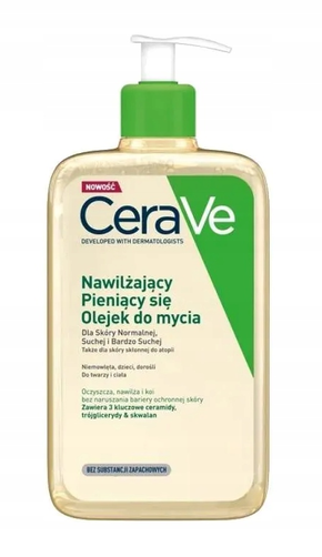 CeraVe Nawilżający Pieniący się Olejek do Mycia 473ml