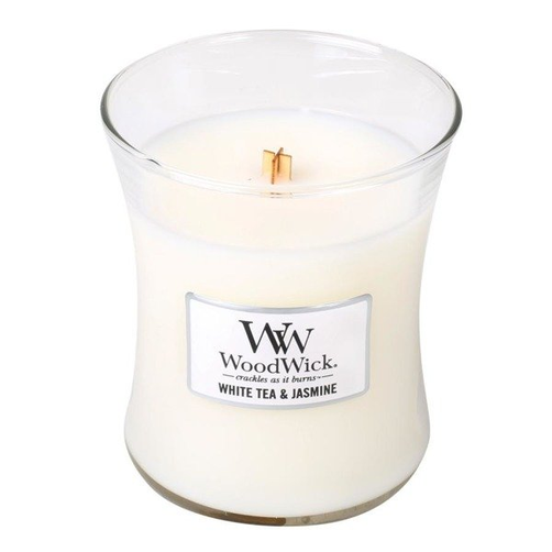 WoodWick Świeca Średnia White Tea & Jasmine