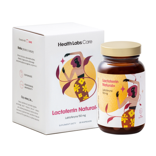 Health Labs Care Suplement Diety Lactoferrin Natural+ 30 Kapsułek