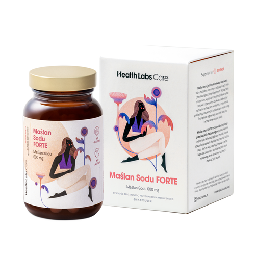 Health Labs Care Suplement Diety Maślan Sodu Forte 60 Kapsułek