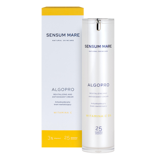 Sensum Mare Algopro C Rozjaśniający Krem z Witaminą C 3% 50ml