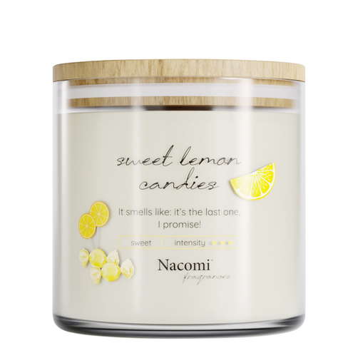Nacomi Świeca Zapachowa Sweet Lemon Candies 450g