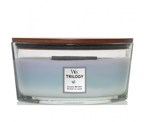 WoodWick Świeca Elipsa Trilogy Calming Retreat