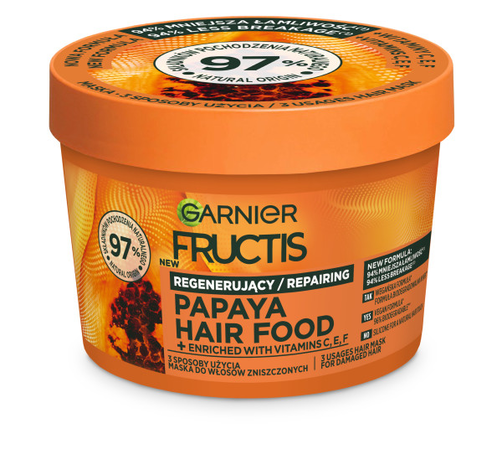 Garnier Fructis Hair Food Maska do Włosów Papaya 400ml