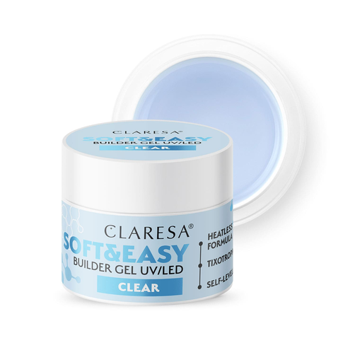 Claresa Żel Budujący Soft & Easy Clear 90g